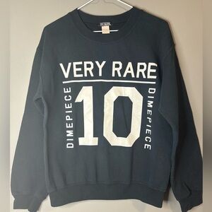 DXMEPIECE size small Dimepiece Black and White 'Very Rare' Crewneck Sweater